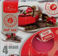 Pl Tea Light Max A/4 Red Tea
