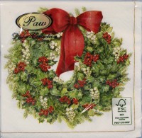 Pl Serwetki Nostalgic Wreath 