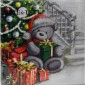 Pl Serwetki Tat Bn Christmas Bear With Gifts 